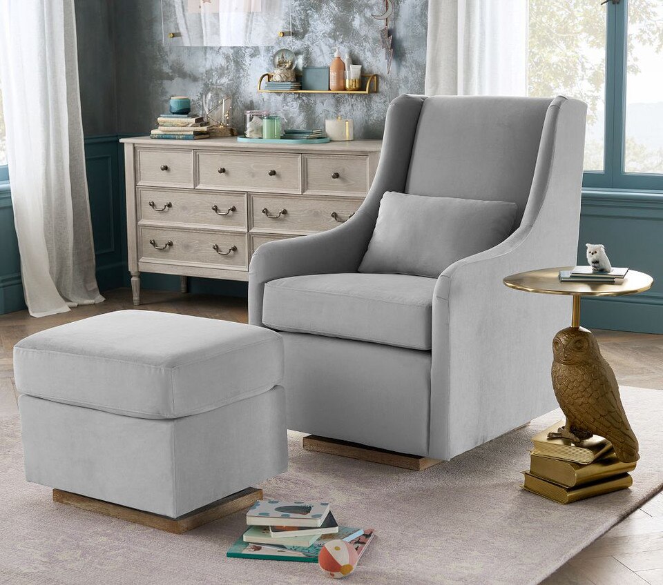 Merced Glider & Ottoman