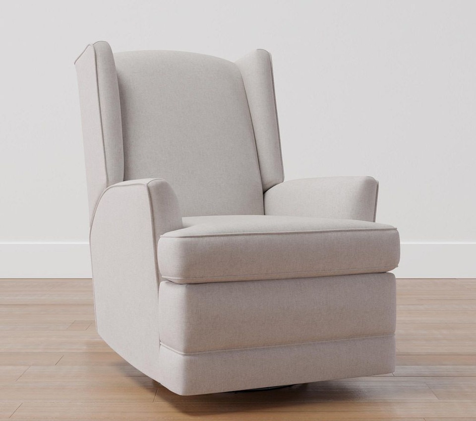 Modern Wingback Swivel Glider & Recliner